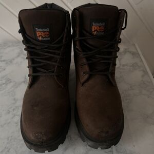 Mens Timberland Pro steel toe boots